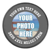 Aangepast één van een soort aangepast hockey puck (Voorkant)