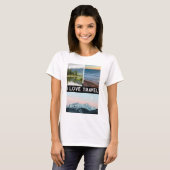 Aangepast één van een soort foto-inklage T-shirt (Voorkant volledig)