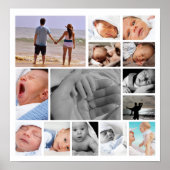 Aangepast één van een soort fotocollage poster (Voorkant)