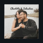 Aangepast één van een soort persoonlijke foto magneet<br><div class="desc">Voeg uw eigen foto's of kunst en tekst toe - een unieke,  op maat gemaakte magneet uit Ricaso</div>