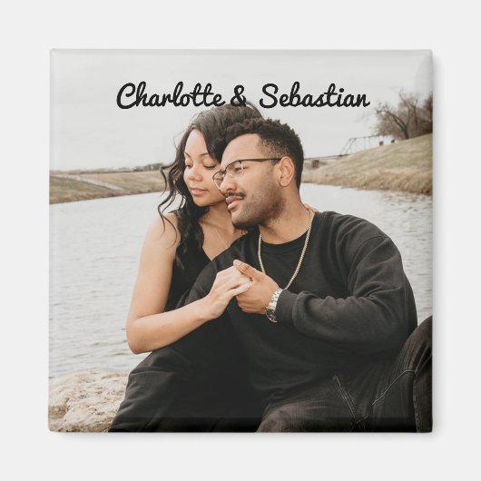 Aangepast één van een soort persoonlijke foto magneet (Voorkant)