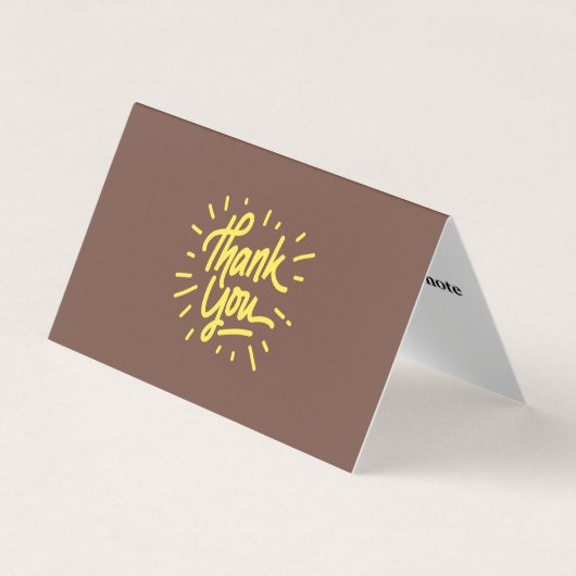 Aangepast, eenvoudig, bedankt Visitekaartje (Voorkant)