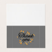 Aangepast, eenvoudig, bedankt Visitekaartje (Buitenkant ongevouwen)