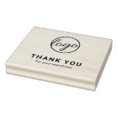 Aangepast Eenvoudig bedankt voor zakelijke Logo Rubberstempel (Stempel)