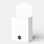 Aangepast eenvoudig bedrijfslogo Bedankt QR-code w Bedankdoosjes (Geopend)