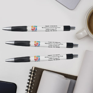 Aangepast Eenvoudig Bedrijfslogo Bedrijf Marketing Pen