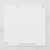 ::aangepast: Eenvoudig Elegant Wedding Uitnodiging (Achterkant)