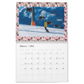 Aangepast eenvoudig foto-goed geheugen van het jaa kalender (Feb 2026)