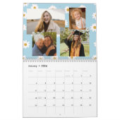 Aangepast eenvoudig foto-goed geheugen van het jaa kalender (Jan 2026)