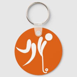 Aangepast Eenvoudig Logo Met Promotioneel Ontwerp Sleutelhanger