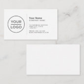 Aangepast eenvoudig minimalistisch visitekaartje v informatiekaartje (Voorkant / Achterkant)