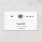 Aangepast eenvoudig ontwerp met logo visitekaartje (Voorkant)