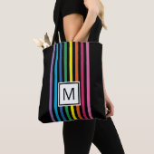 Aangepast eenvoudig patroon voor regenboogkleuren tote bag (Dichtbij)