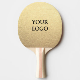 Aangepast Eenvoudig Schoon Goud Bedrijf Uw Logo Hi Tafeltennisbatje