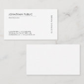 Aangepast, eenvoudig Sjabloon, professioneel elega Visitekaartje (Voorkant / Achterkant)