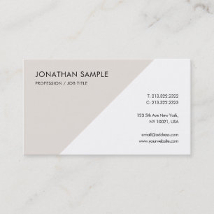 Aangepast, eenvoudig Sjabloon, professioneel elega Visitekaartje