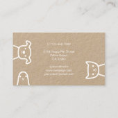 Aangepast eenvoudig te koelen gezelschapsdieren, r visitekaartje (Achterkant)