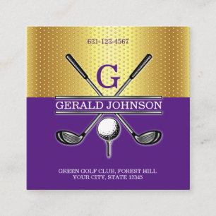 Aangepast eenvoudig Visitekaartje voor goudgradiën