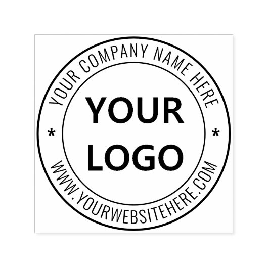 Aangepast, eenvoudige zakelijke Logo Professional Zelfinktende Stempel (Design)