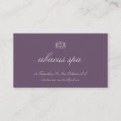 Aangepast, eenzijdig, eenvoudig, maar Fancy moster Visitekaartje (Voorkant)