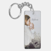 Aangepast eerste jaar mummousserende bedekking sleutelhanger (Voorkant Links)