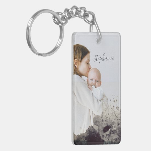 Aangepast eerste jaar mummousserende bedekking sleutelhanger (Voorkant Links)