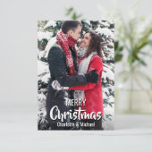 Aangepast eerste kersthuwelijk ingeschakeld | FOTO Kaart (Staand voorkant)