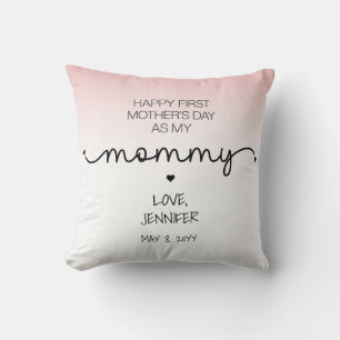 Aangepast eerste Moederdag nieuwe mammie Keepomwil Kussen