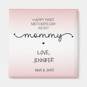 Aangepast eerste Moederdag nieuwe mammie Keepomwil Magneet