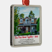 Aangepast eerste startpunt in combinatie met foto metalen ornament (Rechts)