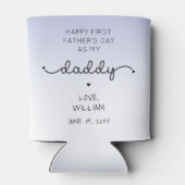 Aangepast eerste Vaderdag nieuwe cadeaubon pappa Blikjeskoeler (Achterkant)