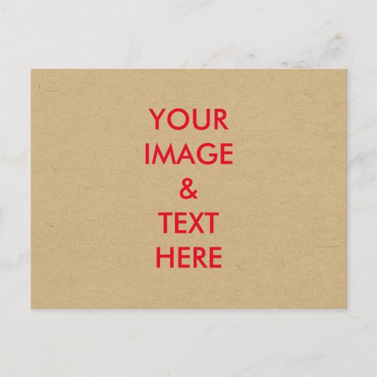 Aangepast, eigen foto-Briefkaart Briefkaart (Voorkant)