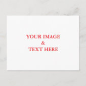 Aangepast, eigen foto-Briefkaart Briefkaart (Voorkant)