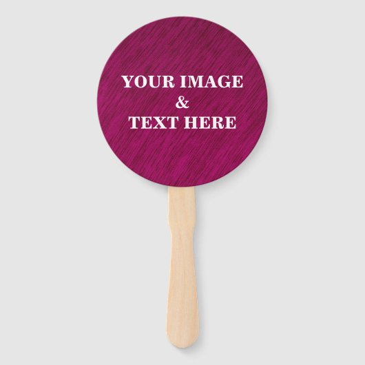 Aangepast, eigen foto- en teksthandschrift handwaaier (Voorkant)