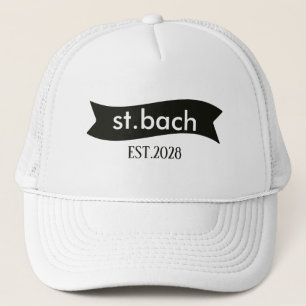 Aangepast Eigen logo En Tekst Stijlvol Modern Trucker Pet