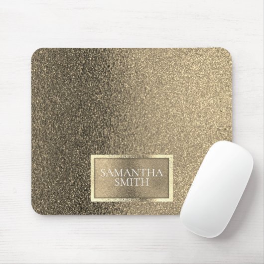 Aangepast elastisch metalen glitter muismat (Met muis)