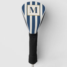 Aangepast Elegant Blauw Monogram