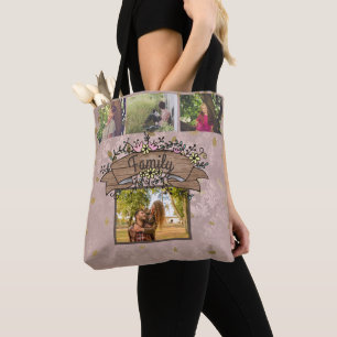 Aangepast / Elegant crustisch fotocollage Tote Bag