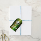 Aangepast Elegant Golf Monogram Ontwerp Cadeaulabel (Met Touw)
