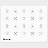 Aangepast Elegant Golf Monogram Ontwerp Ster Sticker (Vel)