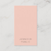 Aangepast elegant minimalistisch modern, eenvoudig visitekaartje (Voorkant)