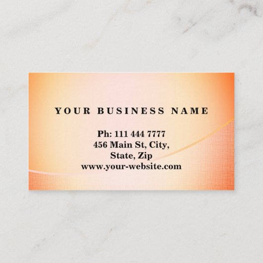 Aangepast, elegant modern, gewoon metaal visitekaartje (Achterkant)