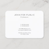 Aangepast elegant monogram Moderne Sjabloon van he Visitekaartje (Achterkant)