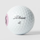 Aangepast elegant monogram wapen golfballen (Logo)