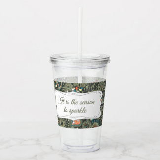 Aangepast elegant patroon acryl drinkbeker