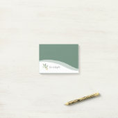 Aangepast elegant post-it® notes (Op bureau)