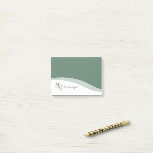 Aangepast elegant post-it® notes (Op bureau)