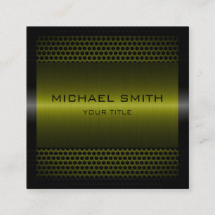 Aangepast elegant, roestvrij metaal vierkante visitekaartje