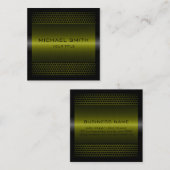 Aangepast elegant, roestvrij metaal vierkante visitekaartje (Voorkant / Achterkant)