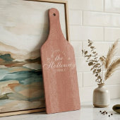 Aangepast Elegant Script Achternaam Hostess Gift Snijplank